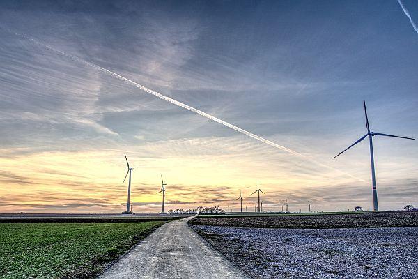 Klima und Energie Windräder