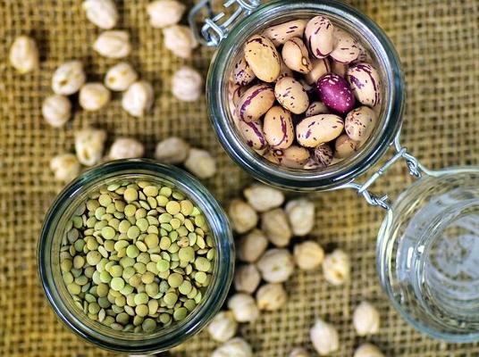 Hülsenfrüchte Bohnen Linsen