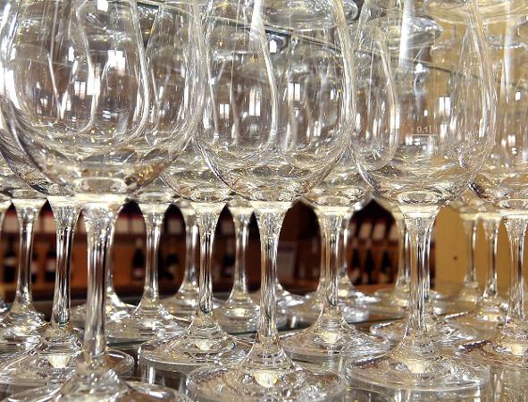 Weingläser Nahaufnahme